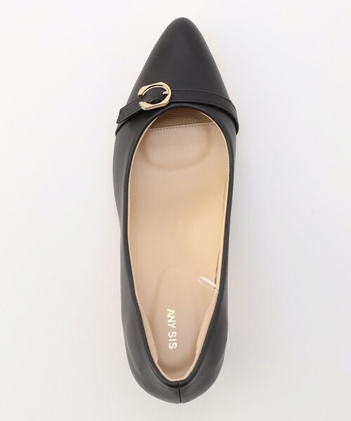 ANY SIS（エニィスィス）の「【22.5~24.5cm】ベルテッドレディライク パンプス（パンプス・レディース・ブラック系/ベージュ系・SS/LL/LARGE/MEDIUM/SMALL）」の5枚目の写真