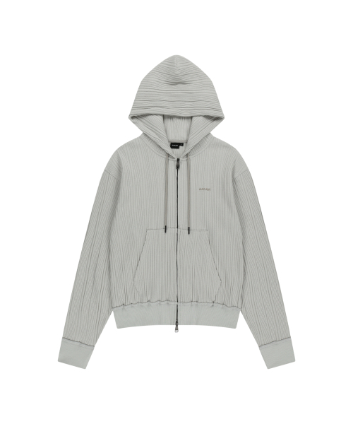 AAKAM(アーカム)の「Knitted Zip-Up Hoodie (Ivory)(パーカー・レディース・その他・2/1)」の1枚目の写真