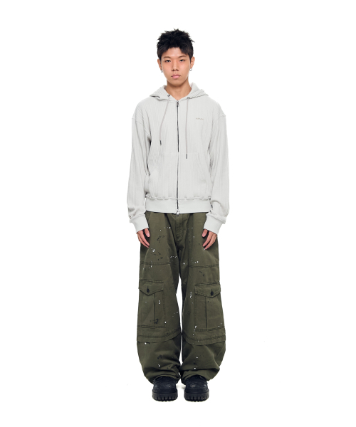 AAKAM(アーカム)の「Knitted Zip-Up Hoodie (Ivory)(パーカー・レディース・その他・2/1)」の7枚目の写真