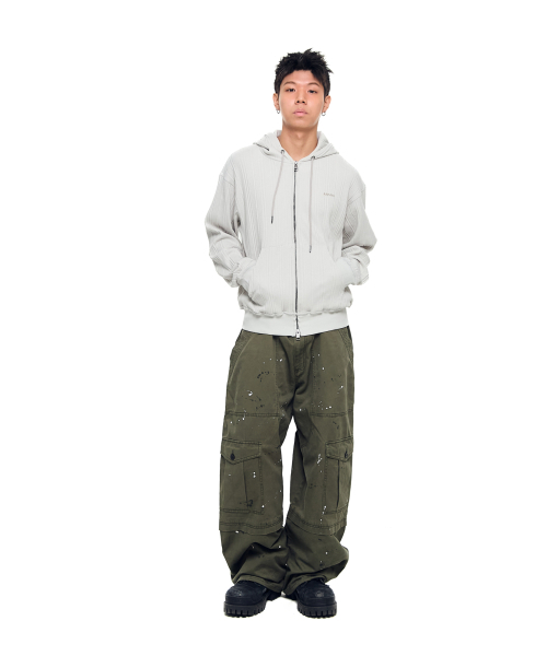 AAKAM(アーカム)の「Knitted Zip-Up Hoodie (Ivory)(パーカー・レディース・その他・2/1)」の10枚目の写真
