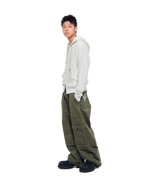 AAKAM(アーカム)の「Knitted Zip-Up Hoodie (Ivory)(パーカー・レディース・その他・2/1)」の11枚目の写真