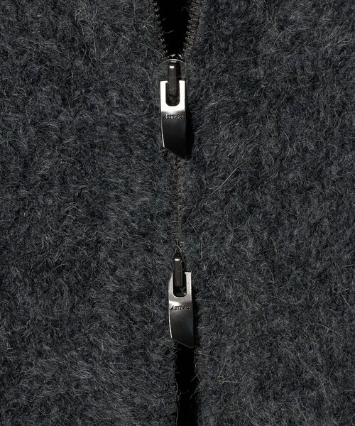 ASTRAET（アストラット）の「＜ASTRAET＞ハイネック ジップカーディガン（カーディガン/ボレロ・レディース・ブラウン系/グレー系・FREE）」の6枚目の写真