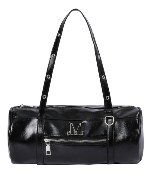 MUCENT(ムセント)の「ノックスメタルロゴアイレットストラップショルダーバッグ 男女共用(ショルダーバッグ・レディース・ブラック・FREE)」の2枚目の写真