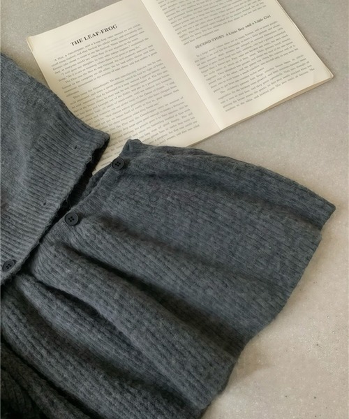 セール】2wayボートネックニット/ペプラムニット（ニット/セーター