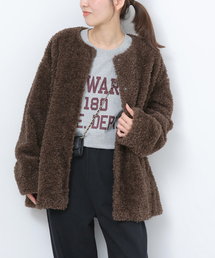JOURNAL STANDARD relume | 《追加》ボアカラーレスジャケット(ブルゾン)