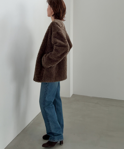 追加》ボアカラーレスジャケット（ブルゾン）｜JOURNAL STANDARD