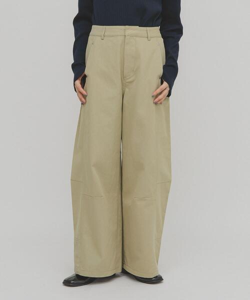 KBF（ケイビーエフ）の「WIDEコクーンパンツ（その他パンツ・レディース・ベージュ系その他/アイボリー/チャコールグレー・ONE）」の21枚目の写真