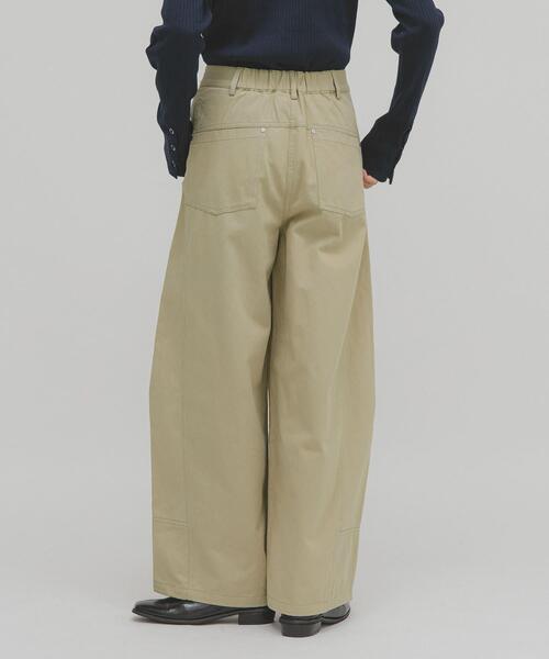 KBF（ケイビーエフ）の「WIDEコクーンパンツ（その他パンツ・レディース・ベージュ系その他/アイボリー/チャコールグレー・ONE）」の22枚目の写真