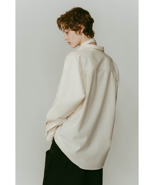 Knuth Marf（クヌースマーフ）の「warm string shirt（シャツ/ブラウス・レディース・アイボリー/グレー・FREE）」の13枚目の写真