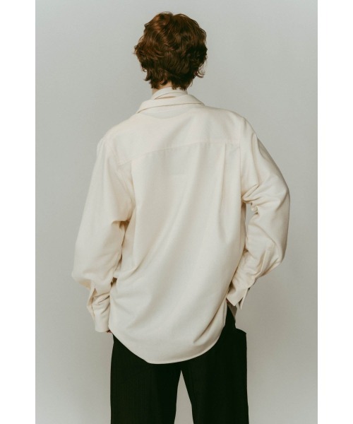 Knuth Marf（クヌースマーフ）の「warm string shirt（シャツ/ブラウス・レディース・アイボリー/グレー・FREE）」の3枚目の写真