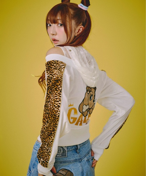 GALFY(ガルフィー)の「『GALFY/ガルフィー』いにしえネオ GALSETUP【Z】(セットアップ・レディース・ホワイト/ブラック/ピンク・FREE)」の6枚目の写真