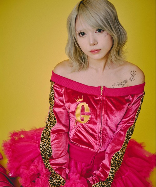GALFY(ガルフィー)の「『GALFY/ガルフィー』いにしえネオ GALSETUP【Z】(セットアップ・レディース・ホワイト/ブラック/ピンク・FREE)」の20枚目の写真