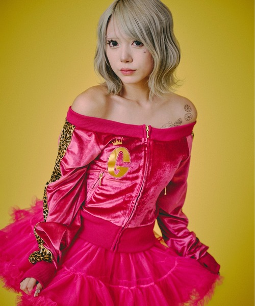 GALFY(ガルフィー)の「『GALFY/ガルフィー』いにしえネオ GALSETUP【Z】(セットアップ・レディース・ホワイト/ブラック/ピンク・FREE)」の21枚目の写真