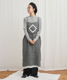 fig Ｌondon | Oolong apron dress(ワンピース)