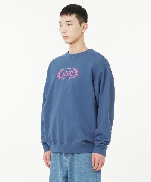 LMCの「FLOWER OVAL SWEATSHIRT dark blue（スウェット・レディース・その他・MEDIUM/X-LARGE/LARGE）」の4枚目の写真