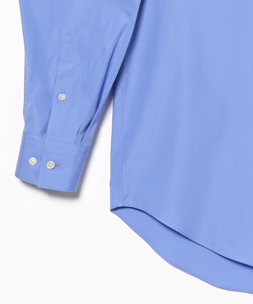 QUATTROCCHI（クアトロッキ）の「QUATTROCCHI / ディープ Vネック カプリシャツ（シャツ/ブラウス・メンズ・ブルー/ホワイト/ベージュ・MEDIUM/LARGE）」の8枚目の写真