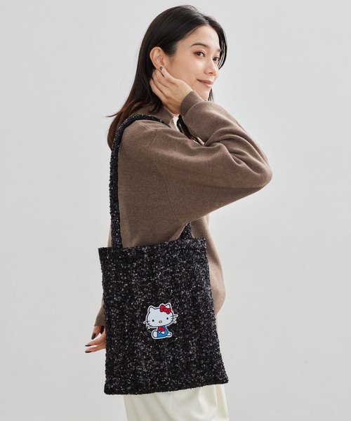 BARNYARDSTORM（バンヤードストーム）の「BARNYARDSTORM / 【HELLO KITTY】スパンコールトートバッグ（トートバッグ・レディース・ブラック/グレー・FREE）」の9枚目の写真