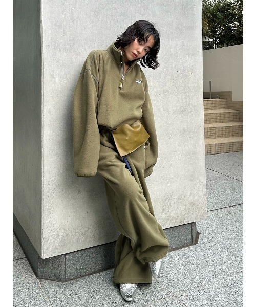 DISCUS(ディスカス)の「DISCUS FLEECE WIDE PANTS(その他パンツ・レディース・チョコ/カーキ・36/38)」の15枚目の写真