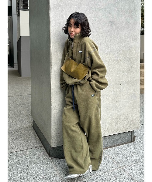DISCUS(ディスカス)の「DISCUS FLEECE WIDE PANTS(その他パンツ・レディース・チョコ/カーキ・36/38)」の16枚目の写真