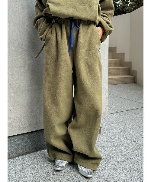 DISCUS(ディスカス)の「DISCUS FLEECE WIDE PANTS(その他パンツ・レディース・チョコ/カーキ・36/38)」の14枚目の写真
