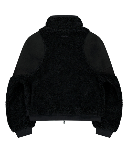 OJOS(オホス)の「Reversible Fleece Bomber Jacket / Black(その他アウター・レディース・その他・1/2/3)」の5枚目の写真