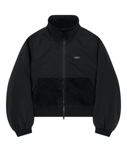 OJOS(オホス)の「Reversible Fleece Bomber Jacket / Black(その他アウター・レディース・その他・1/2/3)」の4枚目の写真