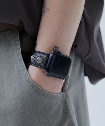 OGARP（オガープ）の「Concho Leather Smartwatch Strap Black（デジタル腕時計）」
