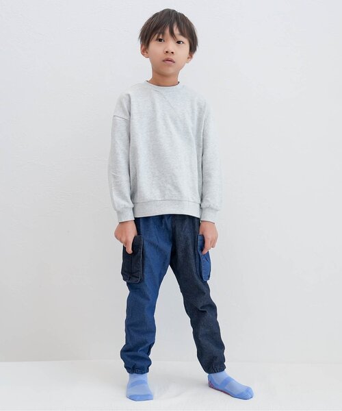 BREEZE(ブリーズ)の「アメリカンダイナートレーナー(スウェット・キッズ・その他11/ブルー/サックスブルー/アイボリー/その他12/グレー/キナリ/イエロー/オレンジ/グリーン・100/80/130/120/110/90/140)」の13枚目の写真