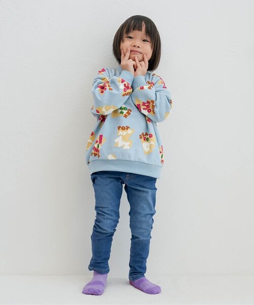 BREEZE(ブリーズ)の「アメリカンダイナートレーナー(スウェット・キッズ・その他11/ブルー/サックスブルー/アイボリー/その他12/グレー/キナリ/イエロー/オレンジ/グリーン・100/80/130/120/110/90/140)」の18枚目の写真