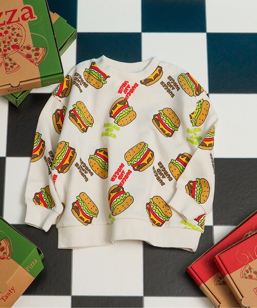 BREEZE(ブリーズ)の「アメリカンダイナートレーナー(スウェット・キッズ・その他11/ブルー/サックスブルー/アイボリー/その他12/グレー/キナリ/イエロー/オレンジ/グリーン・100/80/130/120/110/90/140)」の1枚目の写真