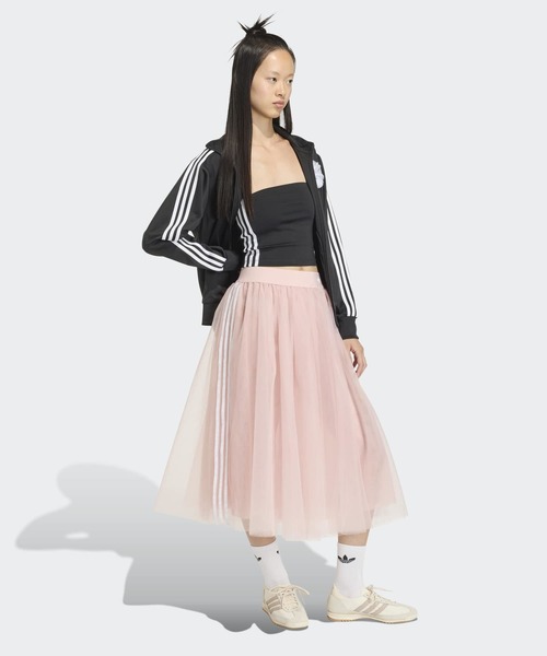 adidas（アディダス）の「アディダス オリジナルス チュールスカート / アディダスオリジナルス adidas Originals（スカート・レディース・ブラック/ピンク・XX-LARGE/X-SMALL/X-LARGE/SMALL/MEDIUM/LARGE）」の3枚目の写真