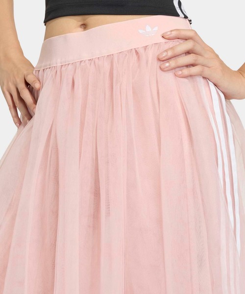 adidas（アディダス）の「アディダス オリジナルス チュールスカート / アディダスオリジナルス adidas Originals（スカート・レディース・ブラック/ピンク・XX-LARGE/X-SMALL/X-LARGE/SMALL/MEDIUM/LARGE）」の6枚目の写真