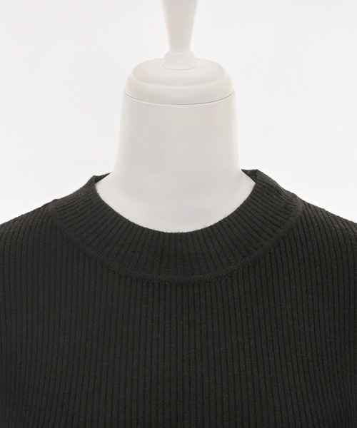 Narcissus（ナルシス）の「リブハイネックワンピース/シンプルニット/フレアワンピース（ワンピース・レディース・ブラック/グレー・FREE）」の10枚目の写真