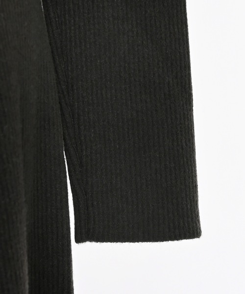 Narcissus（ナルシス）の「リブハイネックワンピース/シンプルニット/フレアワンピース（ワンピース・レディース・ブラック/グレー・FREE）」の11枚目の写真