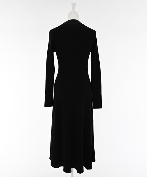 Narcissus（ナルシス）の「リブハイネックワンピース/シンプルニット/フレアワンピース（ワンピース・レディース・ブラック/グレー・FREE）」の15枚目の写真