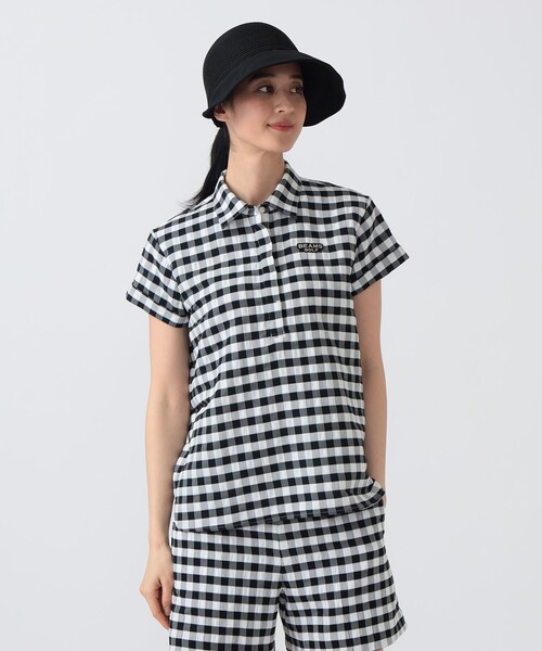 PURPLE LABEL Big Gingham Check half‑jacket