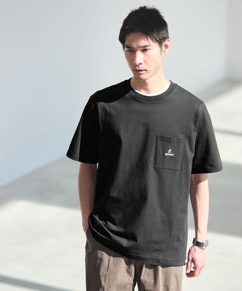 Gramicci(グラミチ)の「【別注】<Gramicci>GLR ドローストリング Tシャツ(Tシャツ/カットソー・メンズ・オフホワイト/ブラック/ライラック・M/L/XL)」の3枚目の写真