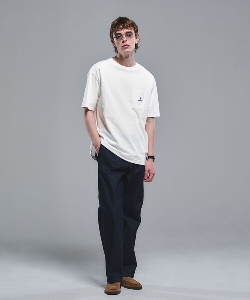 Gramicci(グラミチ)の「【別注】<Gramicci>GLR ドローストリング Tシャツ(Tシャツ/カットソー・メンズ・オフホワイト/ブラック/ライラック・M/L/XL)」の12枚目の写真