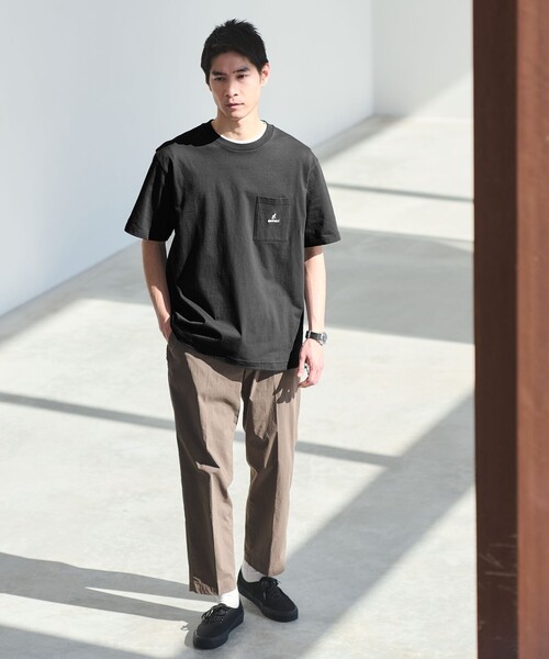 Gramicci(グラミチ)の「【別注】<Gramicci>GLR ドローストリング Tシャツ(Tシャツ/カットソー・メンズ・オフホワイト/ブラック/ライラック・M/L/XL)」の13枚目の写真