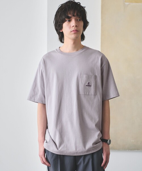 Gramicci(グラミチ)の「【別注】<Gramicci>GLR ドローストリング Tシャツ(Tシャツ/カットソー・メンズ・オフホワイト/ブラック/ライラック・M/L/XL)」の15枚目の写真