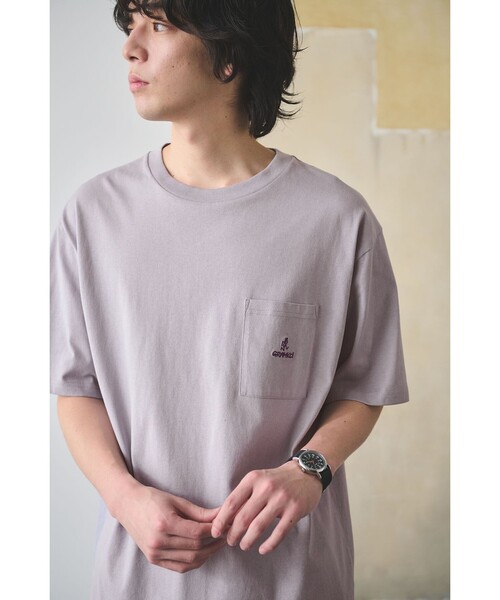 Gramicci(グラミチ)の「【別注】<Gramicci>GLR ドローストリング Tシャツ(Tシャツ/カットソー・メンズ・オフホワイト/ブラック/ライラック・M/L/XL)」の16枚目の写真