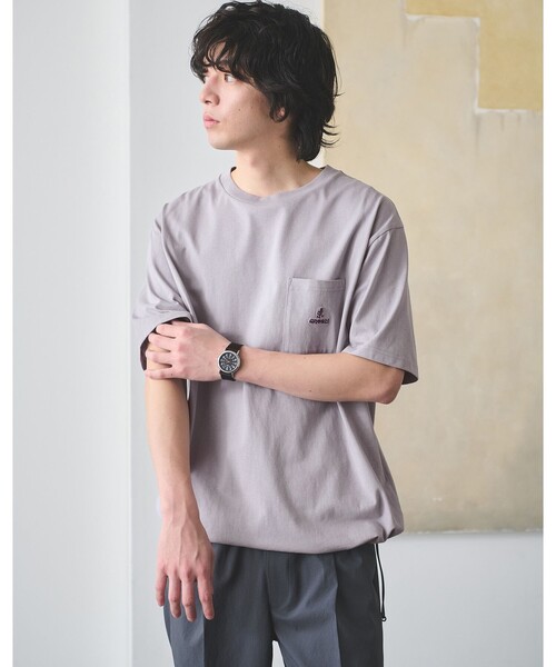 Gramicci(グラミチ)の「【別注】<Gramicci>GLR ドローストリング Tシャツ(Tシャツ/カットソー・メンズ・オフホワイト/ブラック/ライラック・M/L/XL)」の17枚目の写真