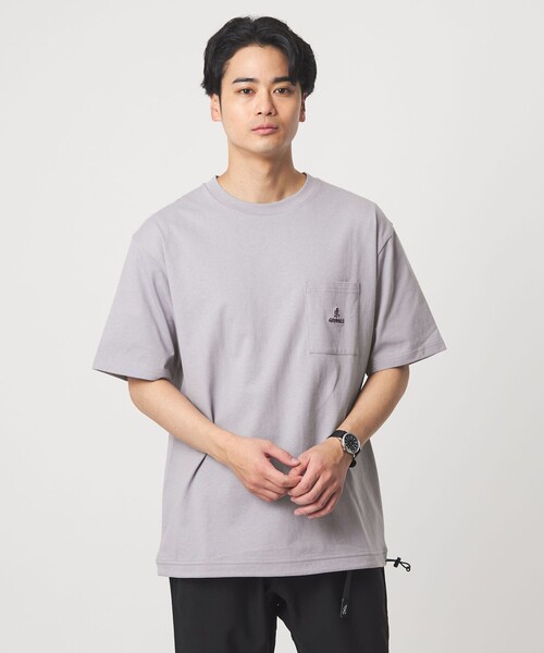 Gramicci(グラミチ)の「【別注】<Gramicci>GLR ドローストリング Tシャツ(Tシャツ/カットソー・メンズ・オフホワイト/ブラック/ライラック・M/L/XL)」の19枚目の写真