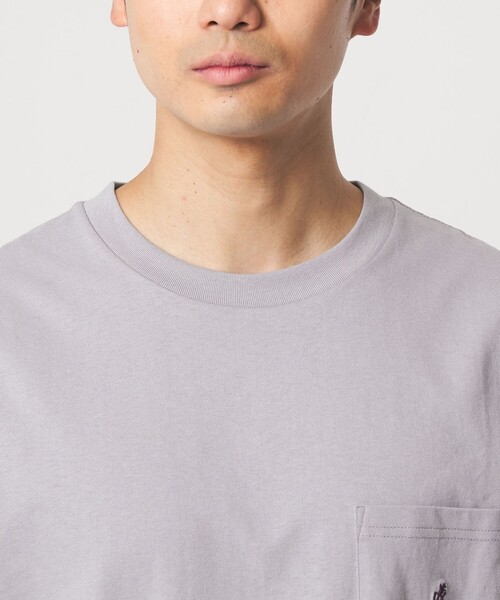 Gramicci(グラミチ)の「【別注】<Gramicci>GLR ドローストリング Tシャツ(Tシャツ/カットソー・メンズ・オフホワイト/ブラック/ライラック・M/L/XL)」の4枚目の写真