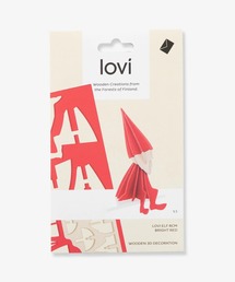 lovi（ロヴィ）の「LOVI WOODEN 3D DECORATIONS  Elf 8cm ロヴィ エルフ 妖精（インテリア雑貨）」