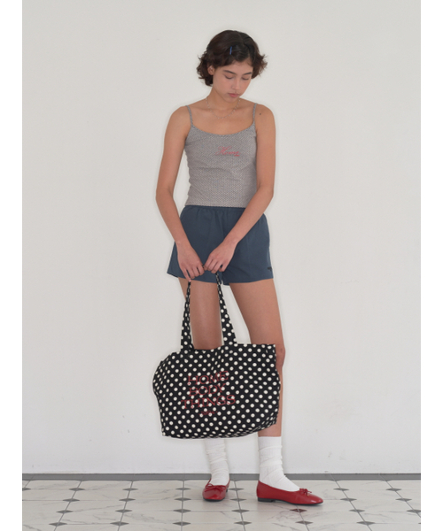 HOMEBODY THINGS（ホームバディ ティングズ）の「Homebody Classic Dot Bag (BLACK)（エコバッグ/サブバッグ・レディース・その他・FREE）」の4枚目の写真