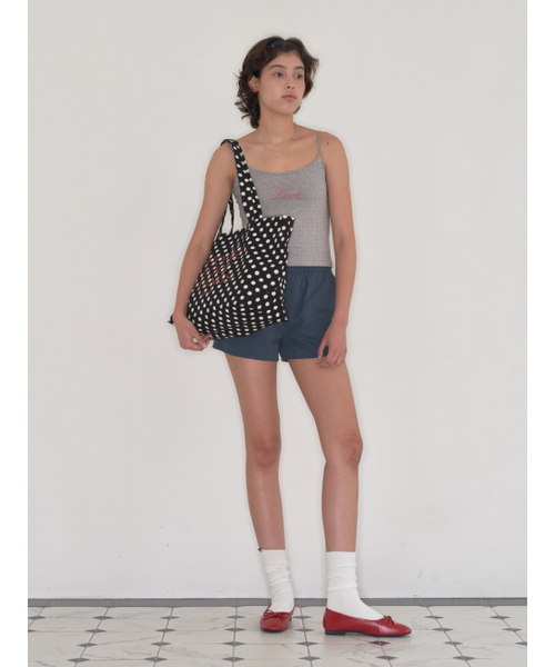 HOMEBODY THINGS（ホームバディ ティングズ）の「Homebody Classic Dot Bag (BLACK)（エコバッグ/サブバッグ・レディース・その他・FREE）」の5枚目の写真