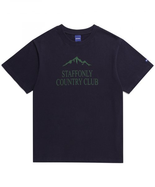 STAFF ONLY(スタッフオンリー)の「MOUNTAIN CC TEE (NAVY)(Tシャツ/カットソー・メンズ・その他・MEDIUM/LARGE)」の1枚目の写真