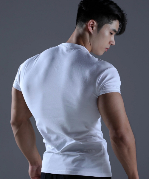 CARMID（カミド）の「カミドロゴマッスルフィット半袖Tシャツ[2PACK]（Tシャツ/カットソー・メンズ・その他・MEDIUM/LARGE/X-LARGE/XX-LARGE）」の4枚目の写真