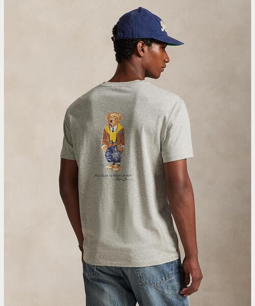 POLO RALPH LAUREN（ポロ ラルフ ローレン）の「クラシック フィット Polo ベア ジャージー Tシャツ（Tシャツ/カットソー・メンズ・グレー系・L/M/S）」の5枚目の写真
